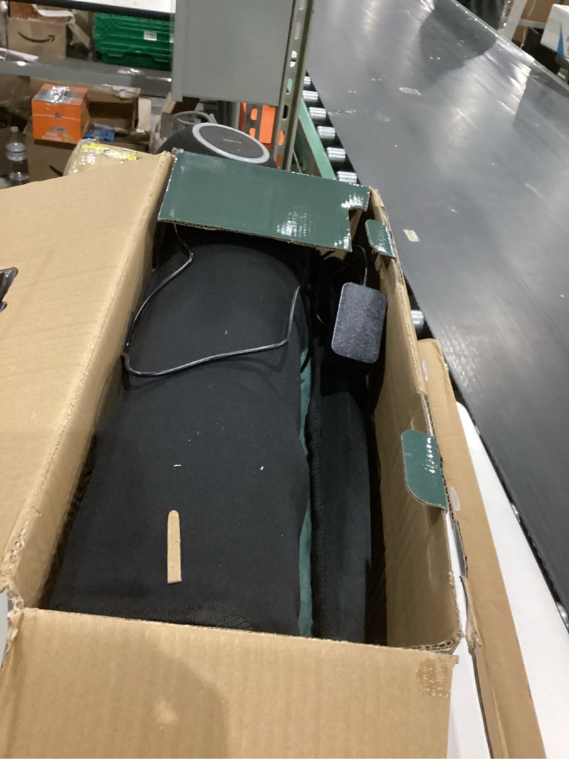 Condition photo showing As Is for Full Body Massage Mat with Heat, Detachable Massager Pad Deep Tissue Pain Relief,10 Vibrating Motors and 9 Speed Settings for Relaxation at Home or Office Standard - Without Foot Massager