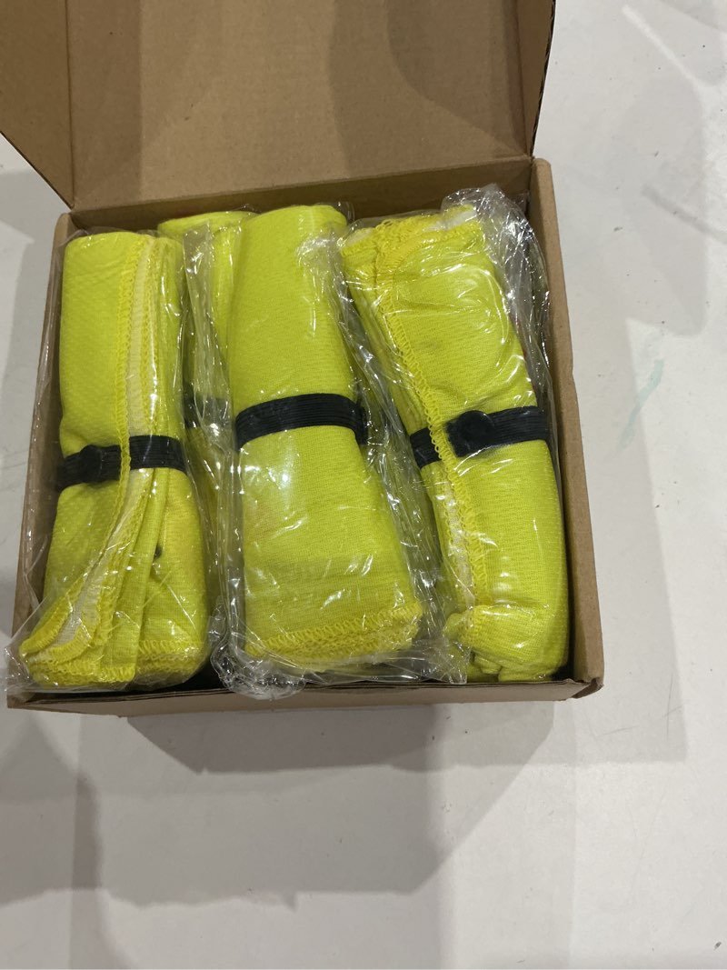 Condition photo showing Good Condition for fuweave 12 pcs softball cooling towels 40 x 12 inch soft breathable sport ice towels microfiber fast drying team gifts for yoga gym camping running 12 softball with snap 40 x 12 inch