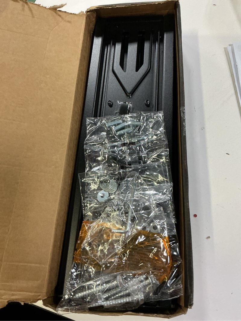 Condition photo showing Good Condition for usx mount full motion tv wall mount for most 32-70 inch tvs up to 99 lbs, wall mount bracket with dual articulating arms, swivel, tilt, max vesa 400x400mm, tv mount fits 12”/16” wood studs 32-70 inch, 99 lb