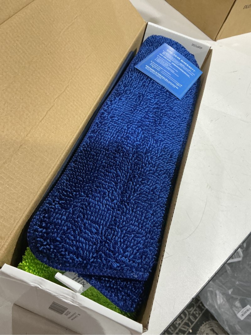 Condition photo showing Good Condition for microfiber spray mop for floors cleaning: wet dry hardwood floor mops with 3 washable reusable pads for swiffer powermop - flat mop with sprayer for tile wood laminate vinyl marble dark blue