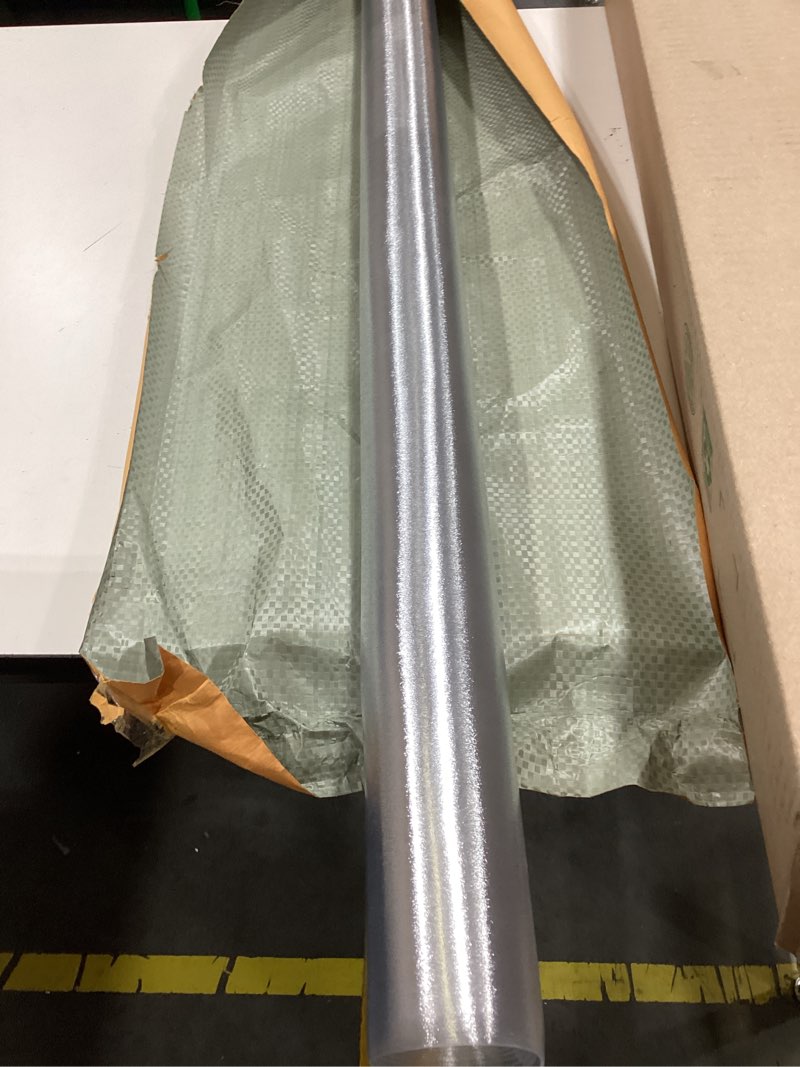 Condition photo showing Good Condition for clear plastic area mat for under dining table, 4'×6' large no slip waterproof vinyl area rug for home, anti-spill hard floor protector cover, splat mat for under high chair, easy clean floor mat frosted clear 4' x 6' (rectangular)