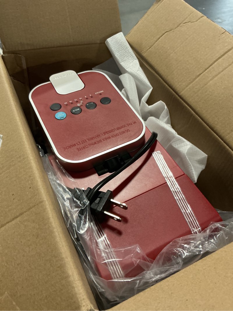 Condition photo showing Good Condition for SHARDOR 3 in 1 Coffee Maker, K Cup Coffee Maker Compatible with Ground Coffee & Teas, Single Serve Coffee Machine, 6–14oz Brew Sizes, 40oz Detachable Water Reservoir, Descale Settings, Red