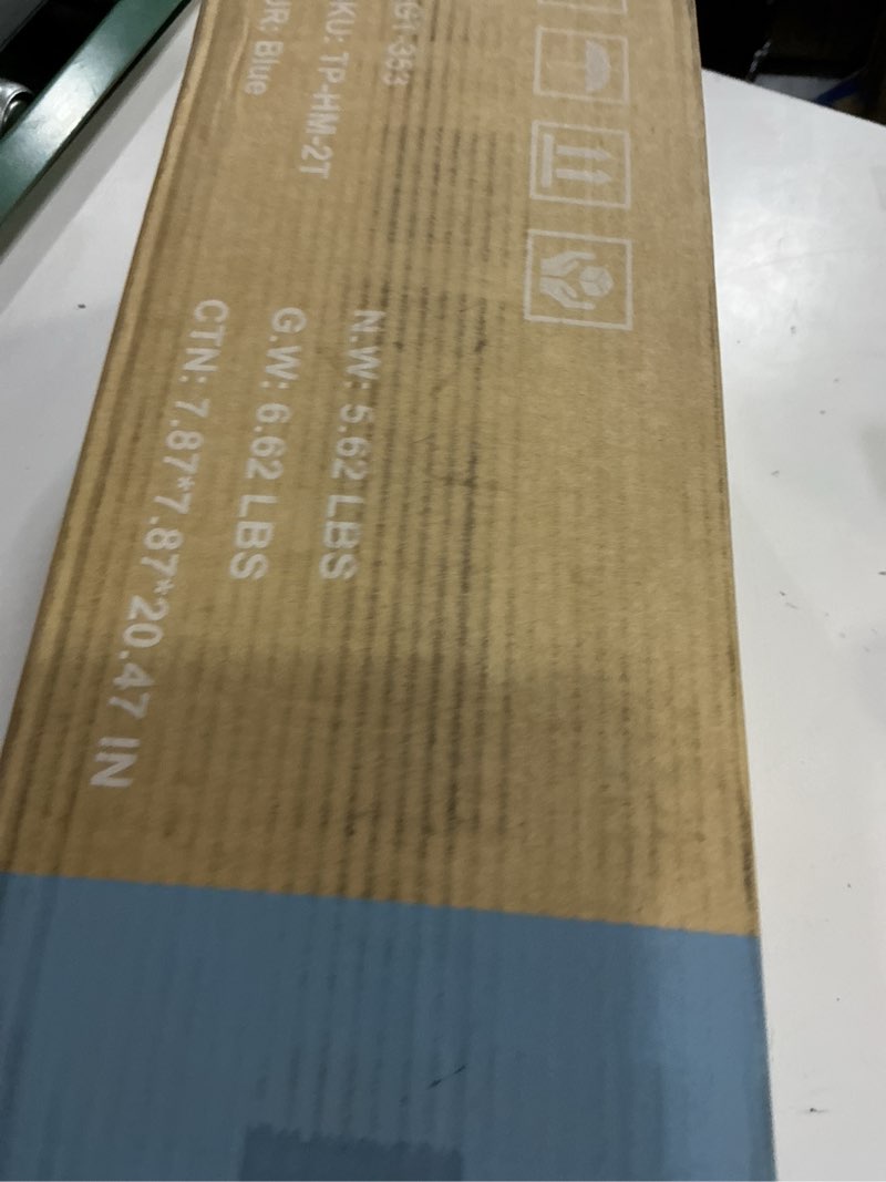 Condition photo showing New/Like New for DUMOS Mattress Toppers Memory Foam Twin Size, 2 Inch Thick Bed Topper Pad Cooling Gel Infused Soft Comfy Padding Breathable for Sleeper Sofa Couch RV Camper, CertiPUR-US Certified, Blue Blue Twin