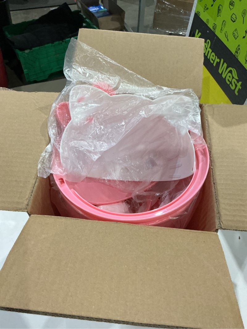 Condition photo showing As Is for hello kitty trash can set of 2