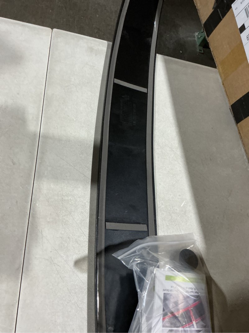 Condition photo showing As Is for Stay Tuned W-Power ABS Material Rear Roof Window Visor Spoiler Wing Compatible with 2006-2011 BMW 3-Series E90 / M3 Sedan, Exterior Accessories, Auto Body Kit Replacement Part