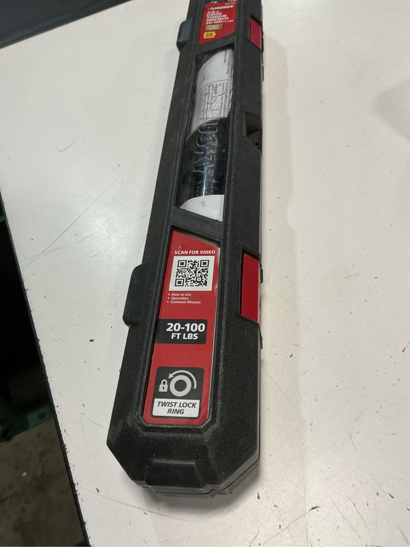 Condition photo showing Good Condition for 20 ft./lbs. to 100 ft./lbs. 3/8 in. drive torque wrench