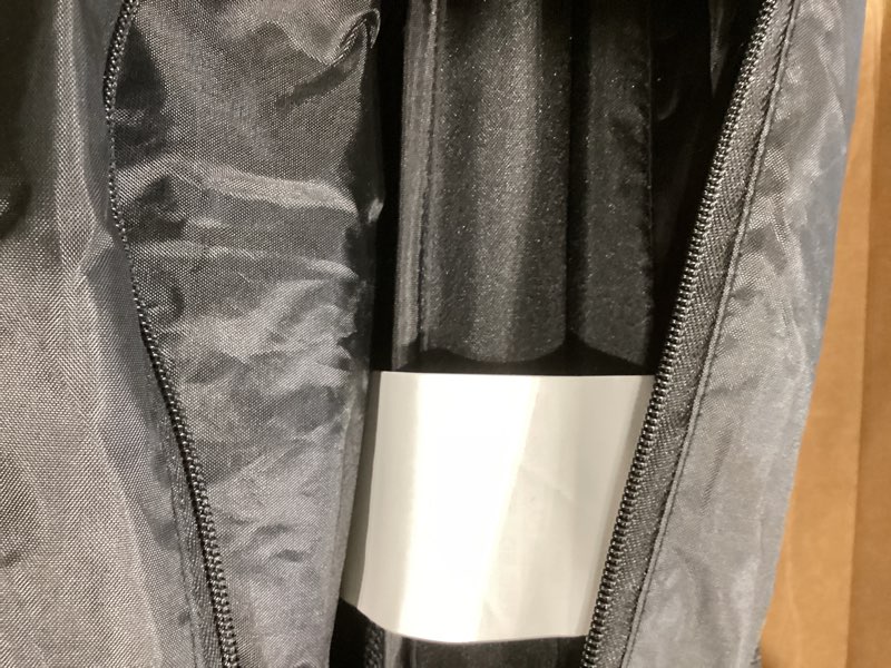 Condition photo showing Good Condition for Dream On Me Travel Light Baby Playard with Zipper Access Door, Breathable Mesh Sides with Soft Comfortable Mattress, Easy Fold Design with Travel Carry Bag, Compact Space Saving Design - Black Black Playard with Zipper Door