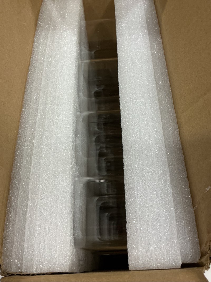 Condition photo showing New/Like New for ComSaf Spice Jars with Labels 8 oz 16Pack, Small Spice Containers Starter Set, Glass Seasoning Jars with Lids, Square Seasoning Containers for Salt, Pepper, Chili Powder, Sugar, Loose Tea Storage Square/8oz/16pcs