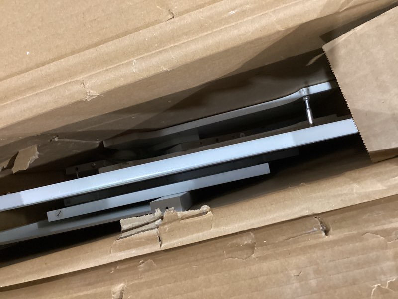 Condition photo showing As Is for UTEX Kids Study Desk with Storage, Wooden Children School Study Table with Hutch and Storage Cabinet for 3-8 Years Girls Boys, Student's Study Computer Workstation Writing Table, White