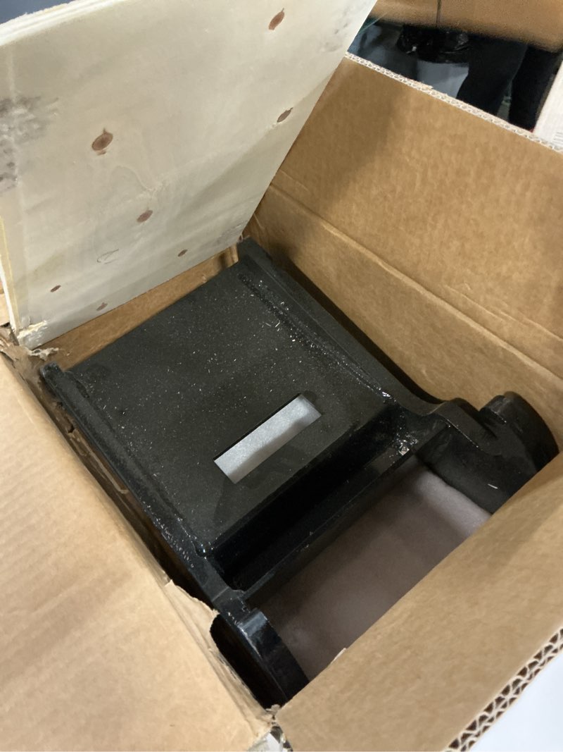 Condition photo showing Good Condition for X-Change Coupler Bracket, Mini Excavator Quick Change Hitch Attachments, Small Excavator Coupler Bracket, Black-Coating Steel Attachment Compatible with Bobcat E Series Models Mini Excavator