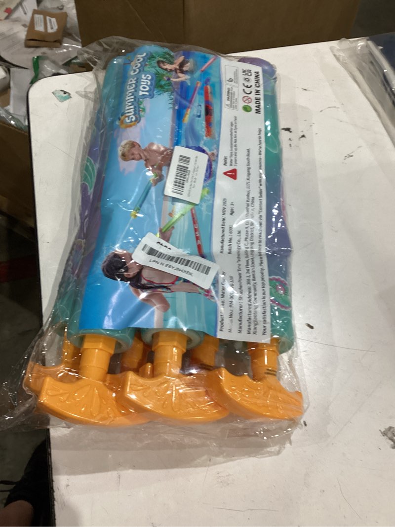 Condition photo showing New/Like New for lqyoyz water gun 6 pack cute super water soaker blaster squirt guns 40 ft water shooter swimming pool beach summer party outdoor water game fighting toys for kids girls cute blaster*6