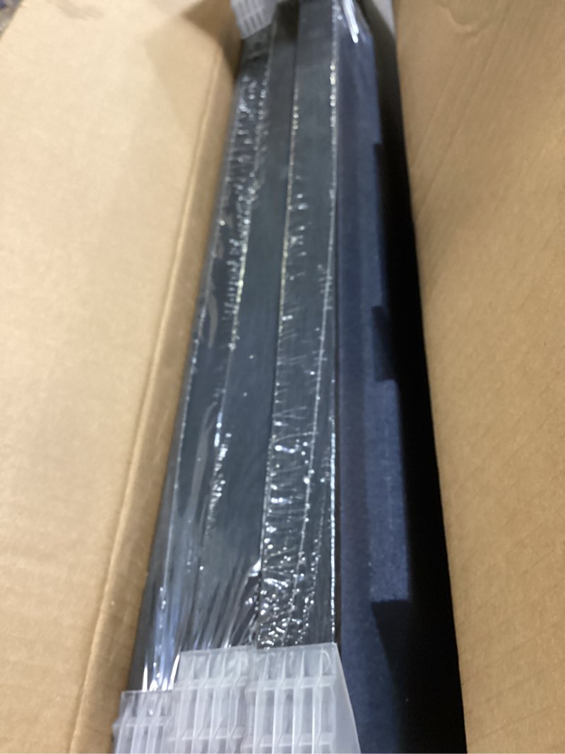 Condition photo showing New/Like New for 3D Textured Framed Blue and White Abstract Wall Art, 3 Piece Modern Artwork for Walls, Minimalist Na