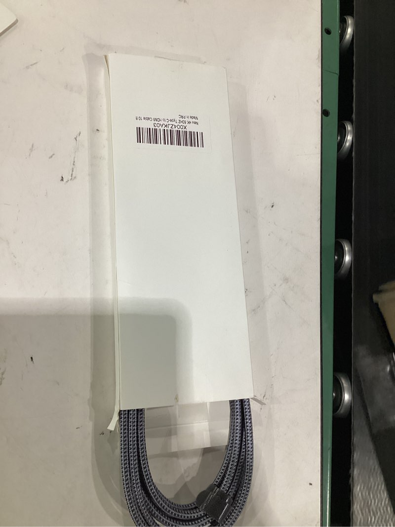 Condition photo showing Good Condition for usb c to hdmi cable 4k@60hz 10 ft, usb 3.1 type c to hdmi 2.0 braided cord for home office, thunderbolt 3/4 compatible with macbook pro/air, iphone 16/17 pro max, ipad pro, galaxy s8-s25, surface usb c to hdmi cable 10 ft