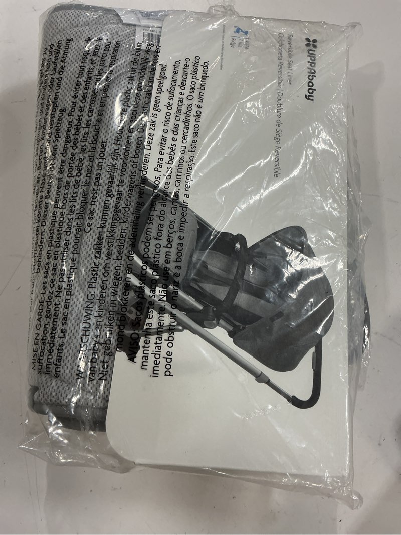 Condition photo showing Good Condition for uppababy reversible seat liner/water-resistant and comfortable/easy stroller attachment/phoebe (breathable light grey/cozy fleece) phoebe 1 count (pack of 1)