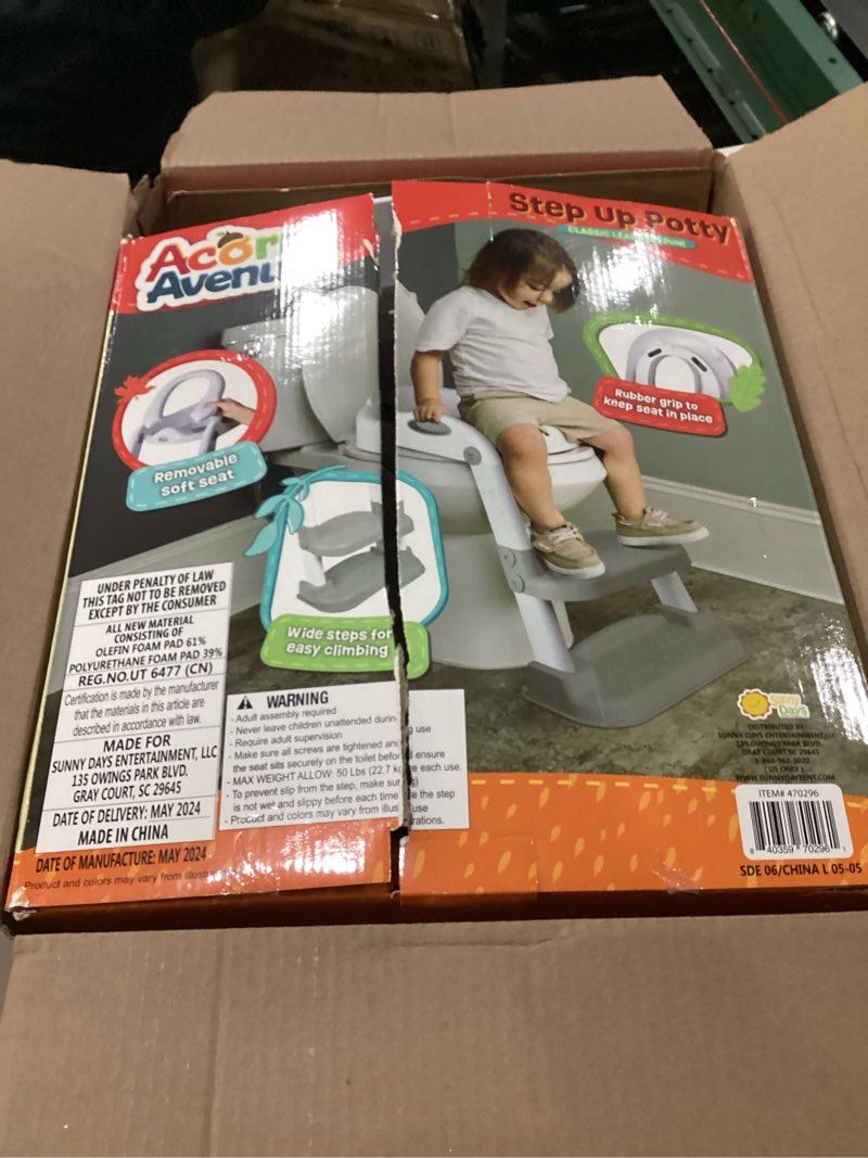 Condition photo showing As Is for Step Up 2 N 1 Potty Training Seat, Upgrade Toddler Toilet Seat for Kids Boys Girls, Potty Training T