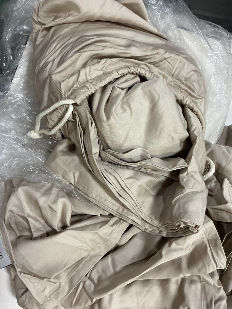 Condition photo showing Good Condition for quince organic bamboo sheet set full  sand 