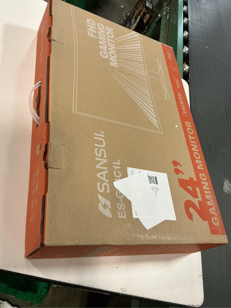 Condition photo showing Working Condition Verified for SANSUI 24 Inch Curved 160Hz Gaming Monitor,1500R Curved Gaming Monitor FHD 1080P Computer Monitor,MPRT 1ms Fast VA Display,Freesync,HDR,3000:1, HDMI2.0,DP1.4, VESA Support(ES-G24C1L HDMI Cable Incl.) 24" Curved/FHD/160Hz 24" Curved/FHD/160Hz