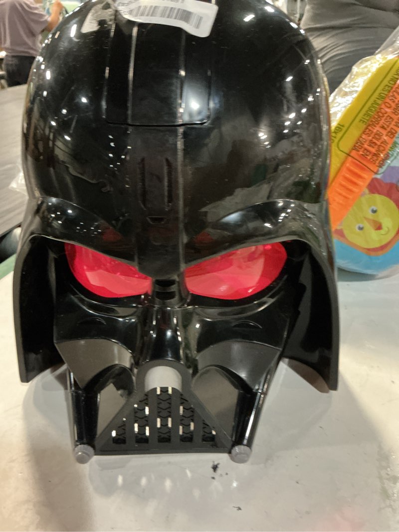 Condition photo showing Good Condition for star wars darth vader electronic mask, open box