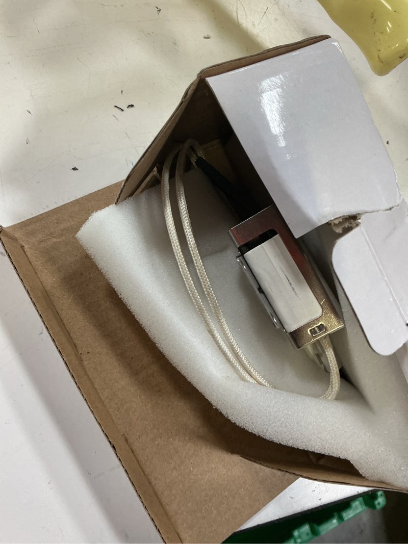Condition photo showing As Is for mee61841401 gas range oven igniter replacement fit for l-g (lrg, lss, ldg, lsg, ltg) gas range, replaces mee61841401 mee61841403 mee63084901 range oven burner ignitor (flat style), by bogda