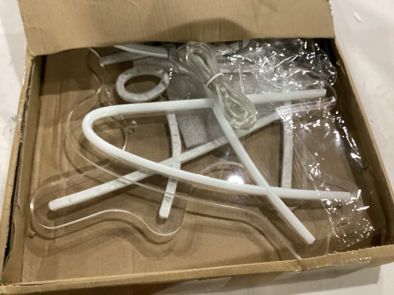 Condition photo showing Good Condition for (not tested)45.5\" super large always and forever neon sign big with remote dimmer, three-pieces free combination forever and always neon light for wall decor, wedding proposal bedroom bar, warm white
