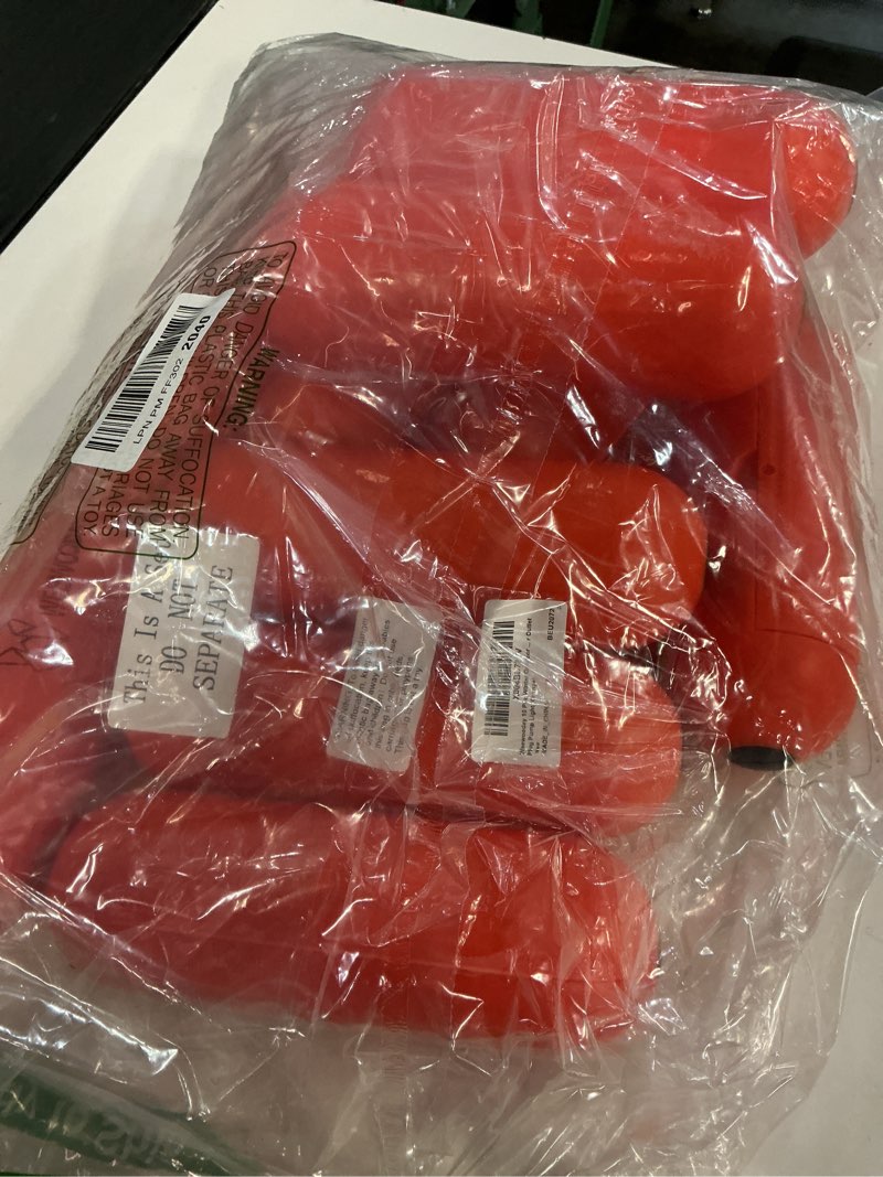 Condition photo showing Good Condition for Weewooday 10 Pcs Winter Outdoor Extension Cover with Waterproof Seal Safety Protective Cover Weatherproof Plug Cord Protector Electrical Connection Box for Outlet Plug Pump Light (Orange)