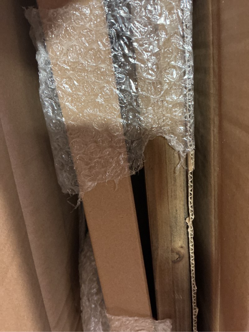 Condition photo showing Good Condition for Wnutrees Farmhouse 43" Coffee Table,Solid Wood Center Tables for Living Room and Office, Rustic Wood