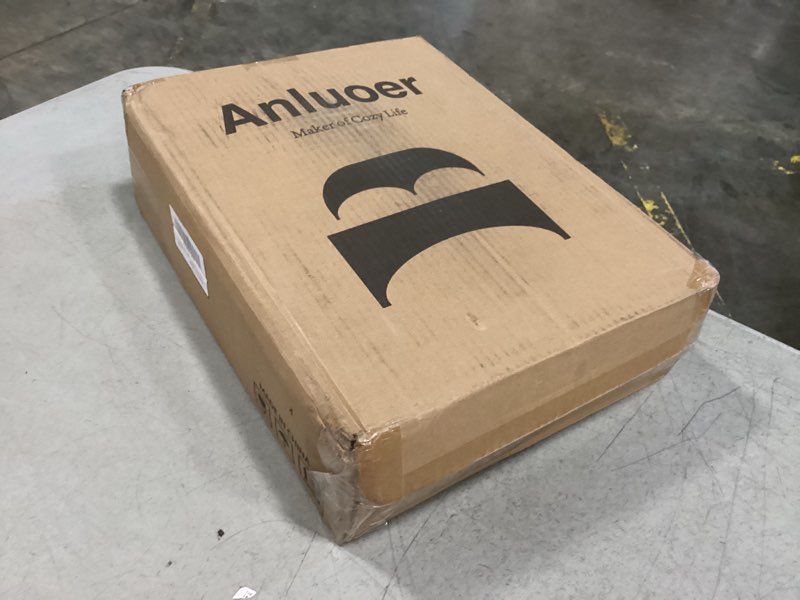 Condition photo showing New/Like New for anluoer memory foam mattress topper queen, rayon derived from bamboo pillow top mattress topper for back pain relief, cooling soft mattress pad with 8-21" deep pocket, 60x80 inches, white white queen