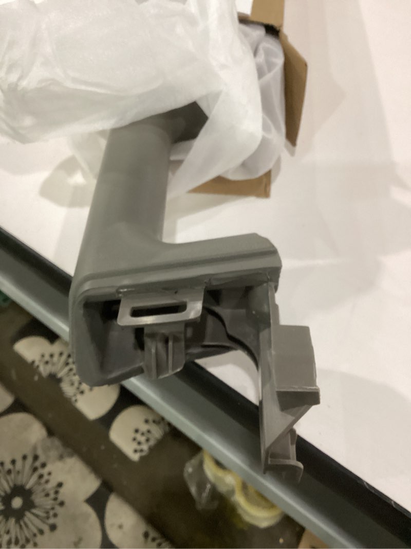 Condition photo showing As Is for bright grey front left driver side interior door armrest handle fit for chevy suburban tahoe escalade avalanche gmc yukon 1999-2006 replace 88981547 15703701 gray small - left only