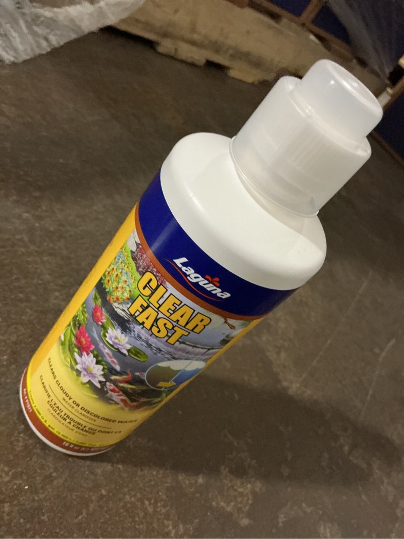 Condition photo showing New/Like New for Laguna Clear Fast Pond Water Clarifier - 16 Ounces (B0028GY94W)