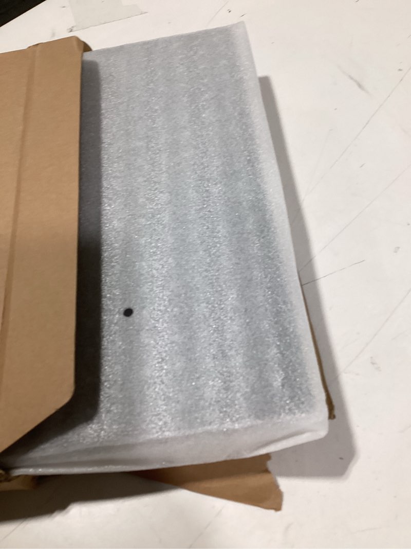 Condition photo showing New/Like New for BESy 16 Inch Rain Shower Head, 16" Square Rainfall & High Pressure Stainless Steel Bath Showerhead, 1/16" Ultra Thin, Waterfall Full Body Coverage with Silicone Nozzle, Oil Rubbed Bronze Finish 16 Inch Oil Rubbed Bronze