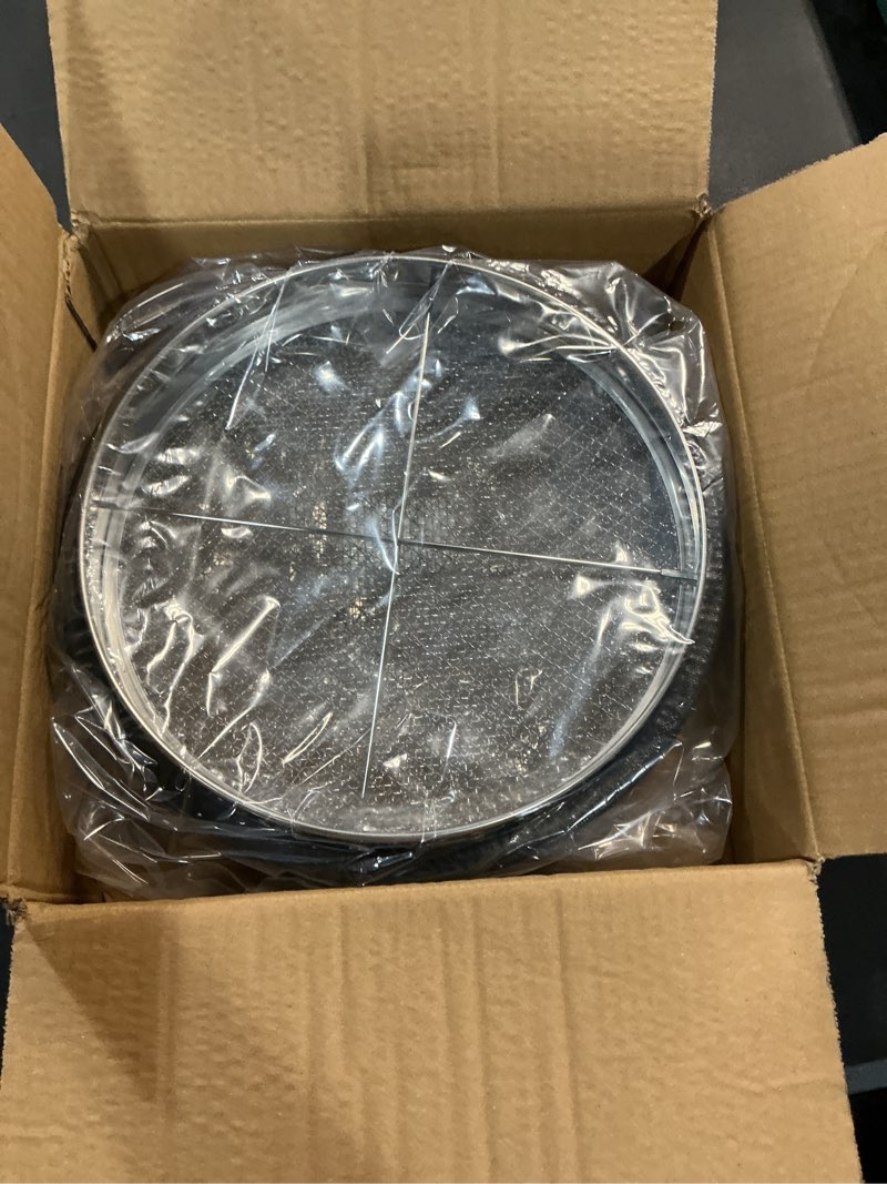 Condition photo showing New/Like New for 3pcs thickened soil sifter set with 3 removable mesh screens | 3mm, 6mm, 9mm screens, dirt sifter & rock sifter, reinforced frame, fits 5 gallon bucket
