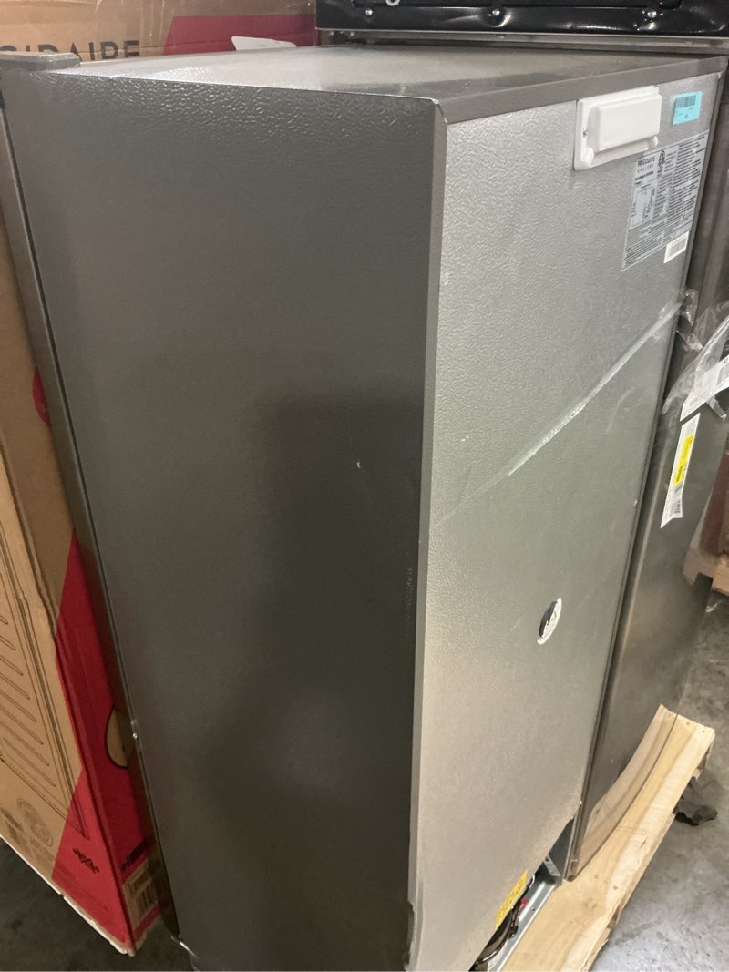 Condition photo showing As Is for 6.5 CU. FT. UPRIGHT FREEZER- PLATINUM DESIGN | EFRF698-6COM