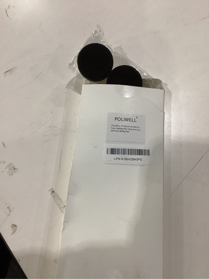 Condition photo showing As Is for Foam buffing out makeup