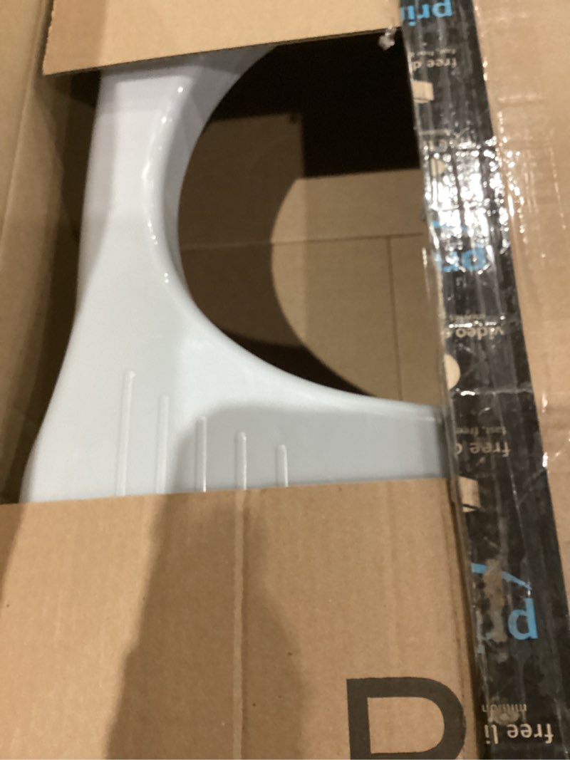 Condition photo showing As Is for Squatty Potty The Original Bathroom Toilet Stool, Curve Lightweight with Sleek and Modern Design, Gray, 7"