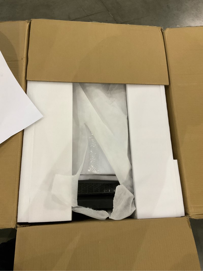 Condition photo showing Good Condition for Sarlai Granite Composite Kitchen Sink 33 Inch Matte Black Drop In Granite Sink Ledge Workstation Topmount Black Quartz Classic Above Counter Single Bowl Sinks Basin 33"x22" Black-Workstation 33"x22"