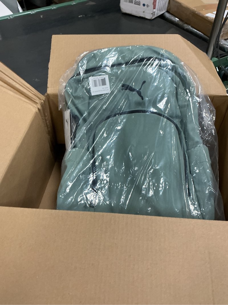 Condition photo showing New/Like New for puma stellar backpack, lt pastel green, os large green moon