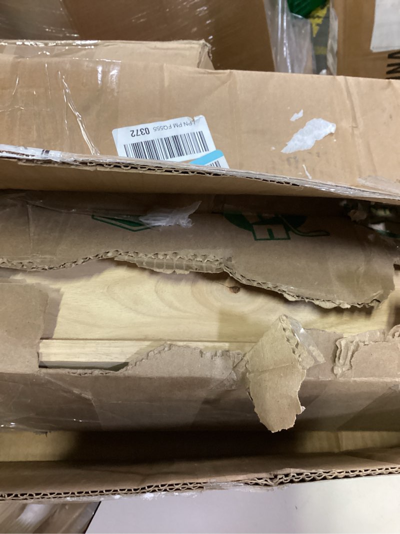 Condition photo showing New/Like New for Btowin 35 1/2-inch H 5-inch W 5-inch D Cabinet Columns, 2Pcs Unfinished Square Rubberwood Replacement Island Legs for Large Dining Table & Kitchen Table 5"W x 5"D x 35 1/2"H