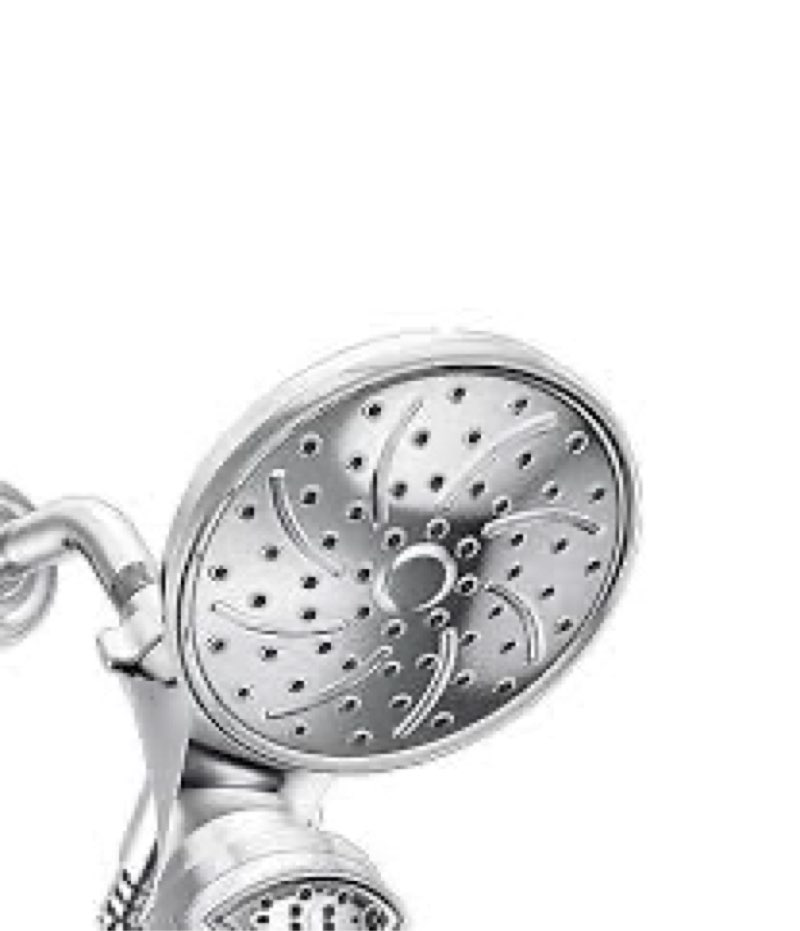 Multi-Function Handshower and Rainfall Shower Head Trim Combo with Shower Handle