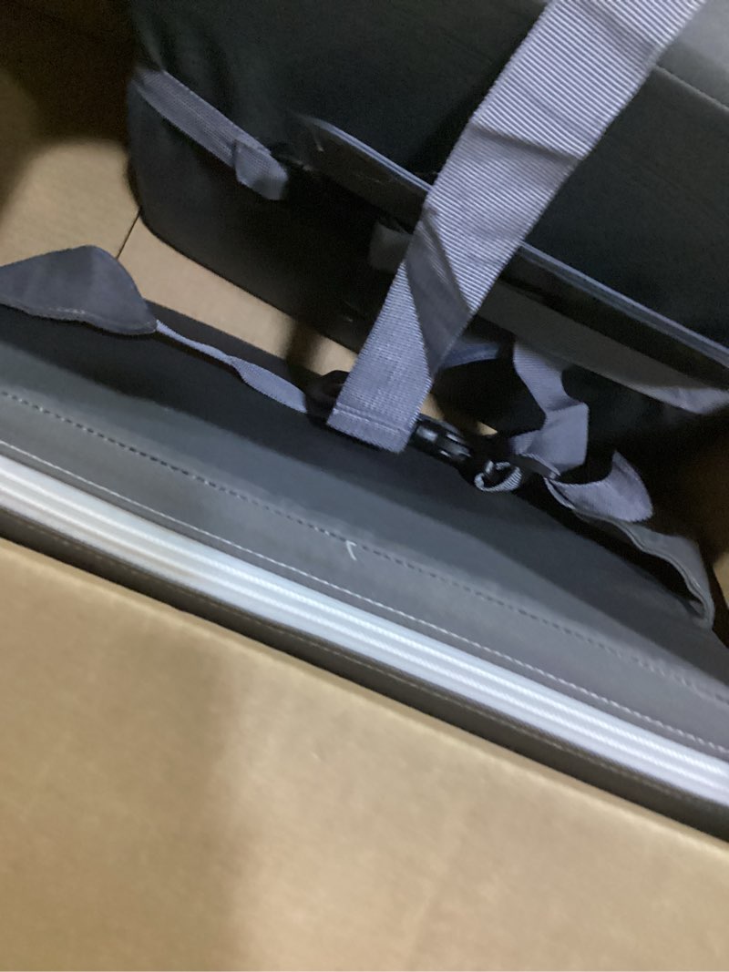 Condition photo showing Good Condition for Toddler Booster Seat for Dining Table,Booster Seat for Kitchen Chair with Extended Straps,2PCS Portable with Safety Buckles,Suitable for Kids Aged 3-12 in Restaurants Grey