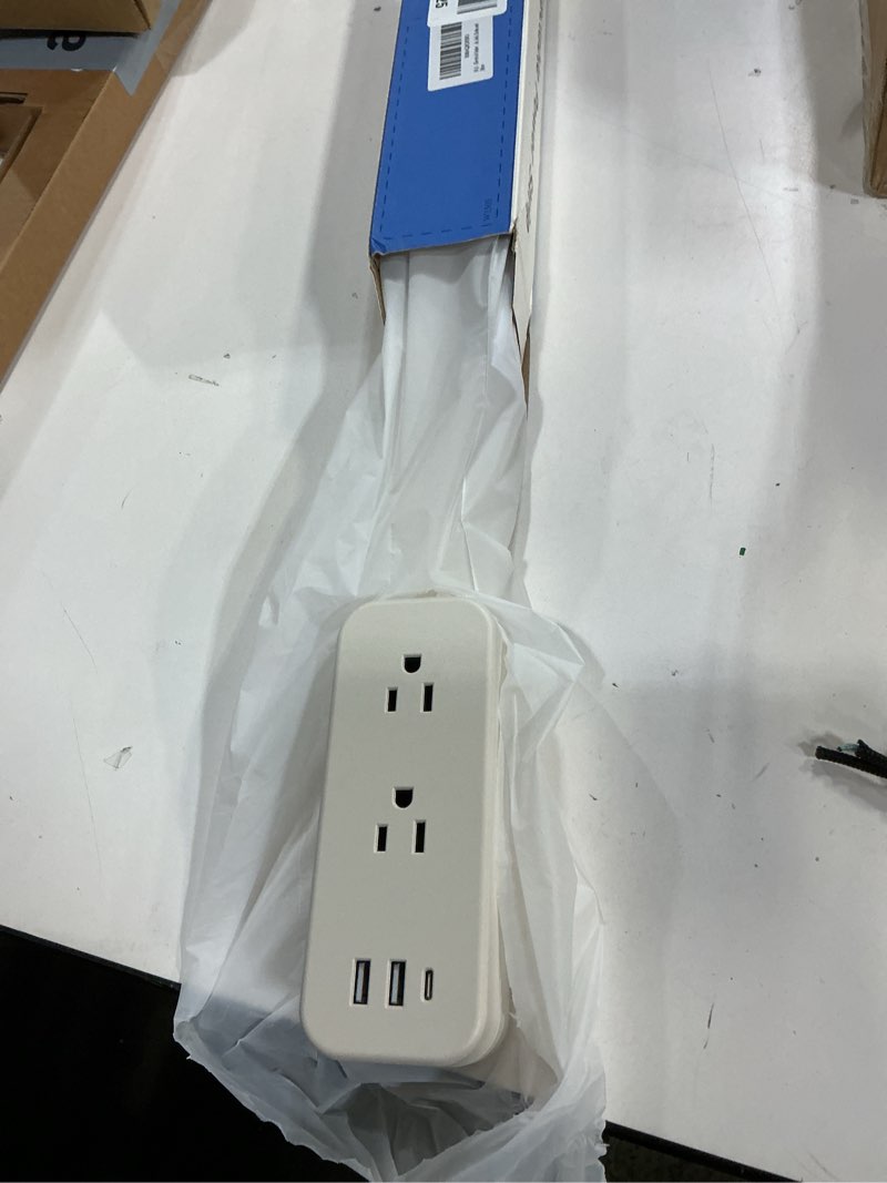 Condition photo showing Good Condition for Electrical Outlet Extender Stick - Features USB-A, USB-C and 2 AC Outlets, Extends 22"-34", Rotates 180° Access Hard-to-Reach Outlets, Wall Plug Power Socket Expander Nightstands, Sofa, Desks and More 2AC, 1 Pack