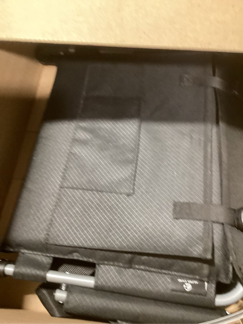 Condition photo showing Good Condition for let's camp folding stadium seat bleacher chair with cup holder, mesh bag and hide hooks, portable stadium chair with back and cushion black grey - 2 pcs