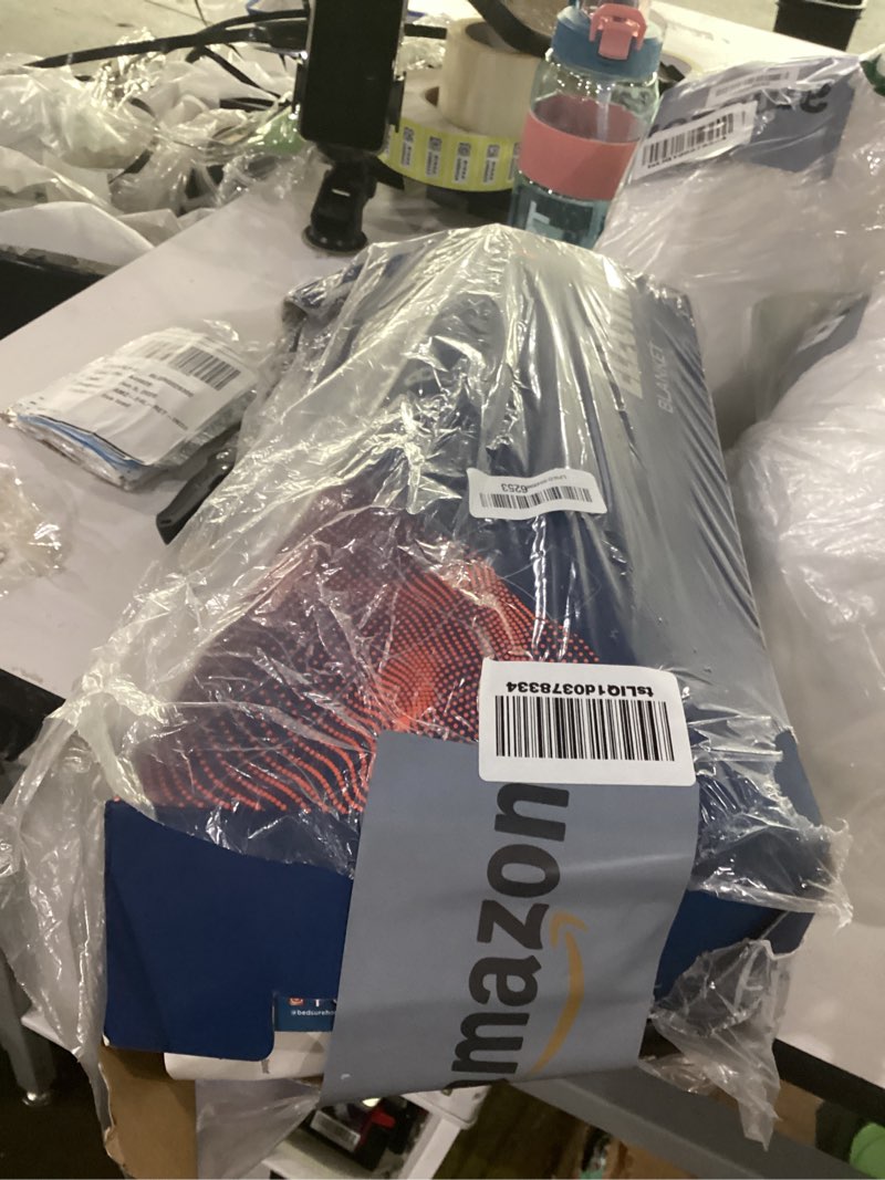 Condition photo showing Good Condition for bedsure electric blanket twin with preheat function - soft flannel heated blanket twin size, fast heating with 6 time settings (up to 10h) & 6 heat settings, gifts for grandma (62x84 inches, grey) grey twin
