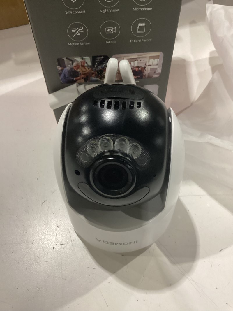 Condition photo showing Good Condition for INQMEGA 6MP TUYA Smart Camera,2.4G WiFi Security Home Surveillance Camera,2-Way Audio, Color Night Vision, Waterproof, Motion Detection, Spotlight & Siren,6.5ft Power Cord