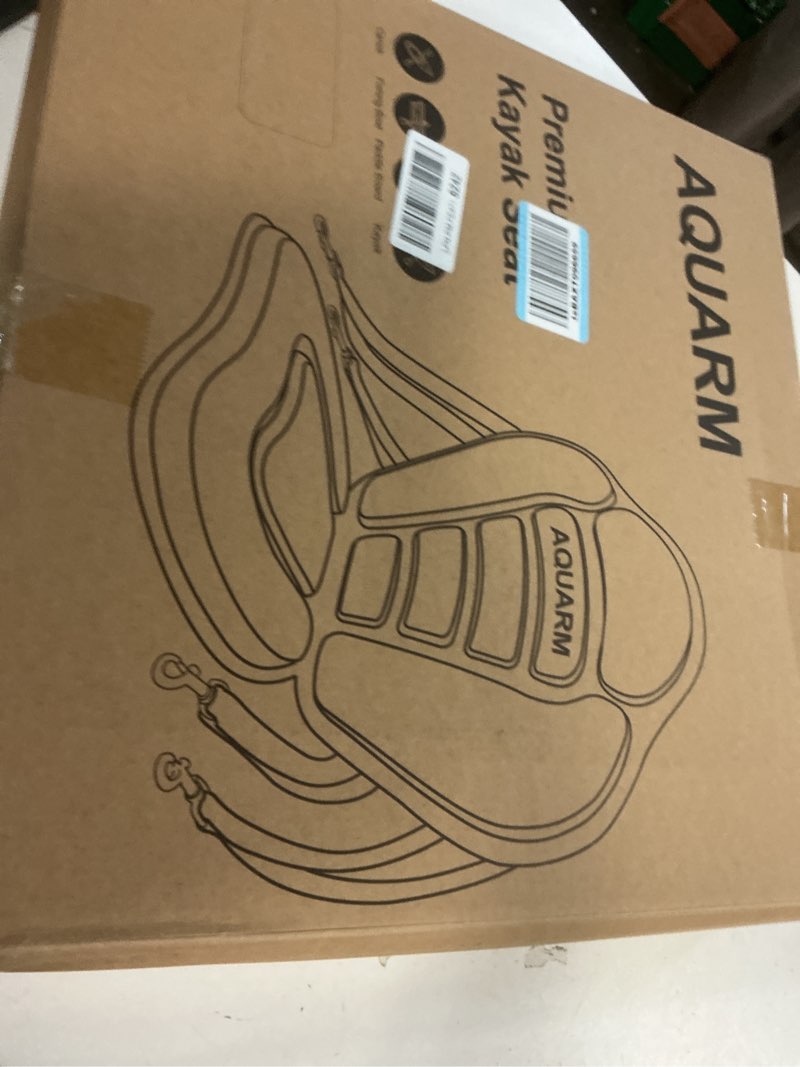 Condition photo showing New/Like New for Deluxe Padded Kayak Seat with Adjustable Backrest - Universal Fit for Canoe, Fishing Boat & More Thickened Seat