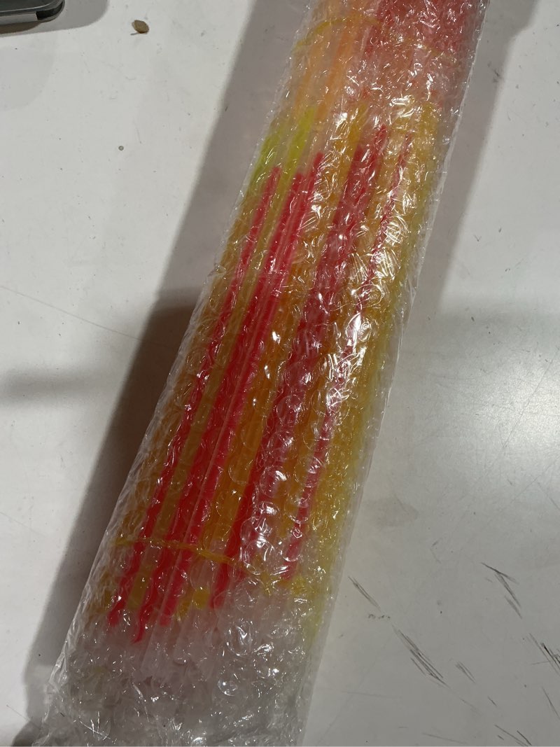 Condition photo showing Good Condition for Glow Fever Glow Sticks Bulk 100ct 22'' Glow Necklaces with Connectors, Neon Light Sticks for Party Festivals Raves Concert Birthday Wedding, Tri-color