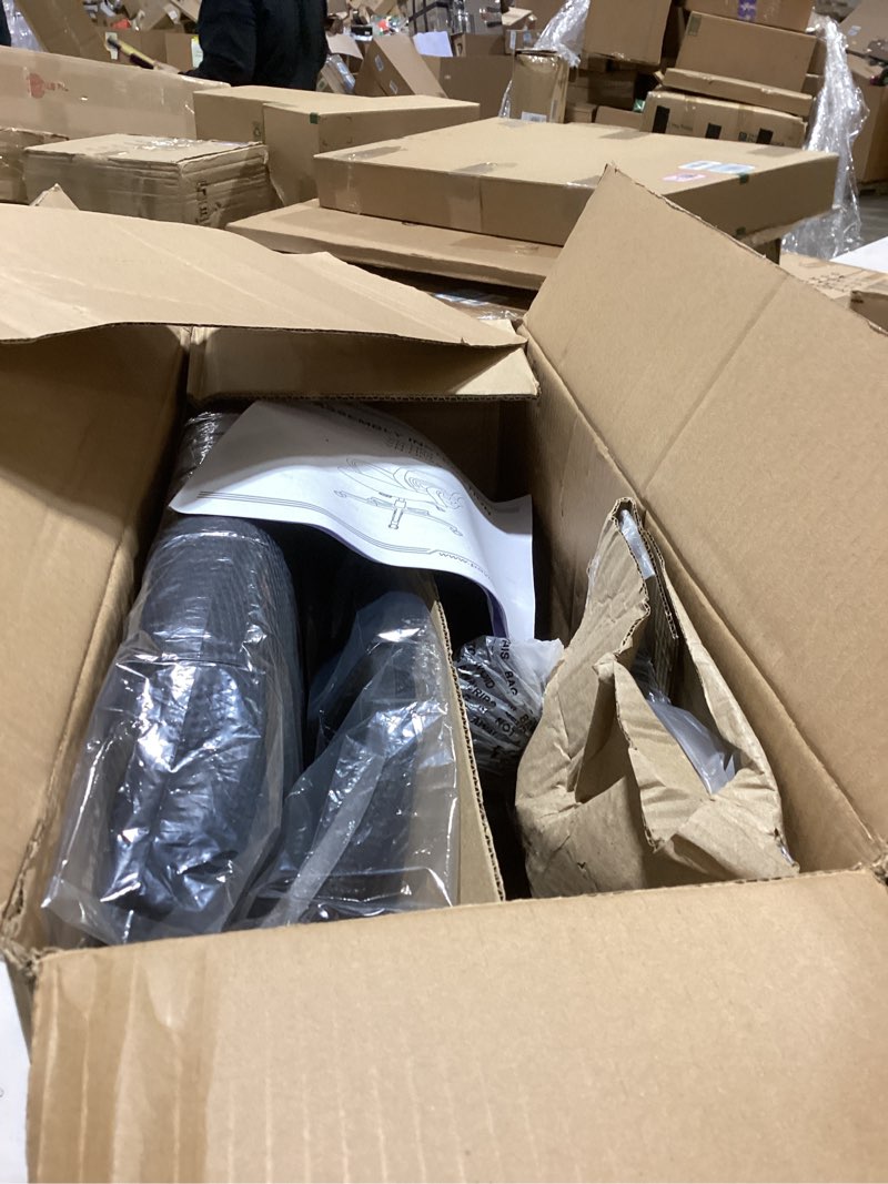 Condition photo showing As Is for BestOffice | Ergonomic Office Chair | Mid-Back Swivel Desk Chair | Breathable Backrest & Lumbar Support | Adjustable Height | Sponge Seat | Rolling Wheels | Dark Black | for Adults & Women Dark Black pack of 1