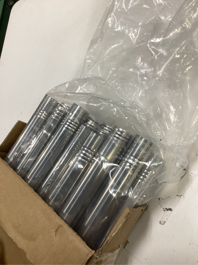 Condition photo showing As Is for King Size Canopy Bed Frame with Stainless Steel Poles and Bedroom Decor Bracket