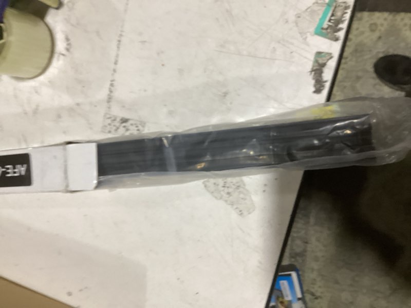 Condition photo showing Good Condition for meeden wooden easel stand for display: black wood tripod for wedding sign - poster board holder for welcome picture