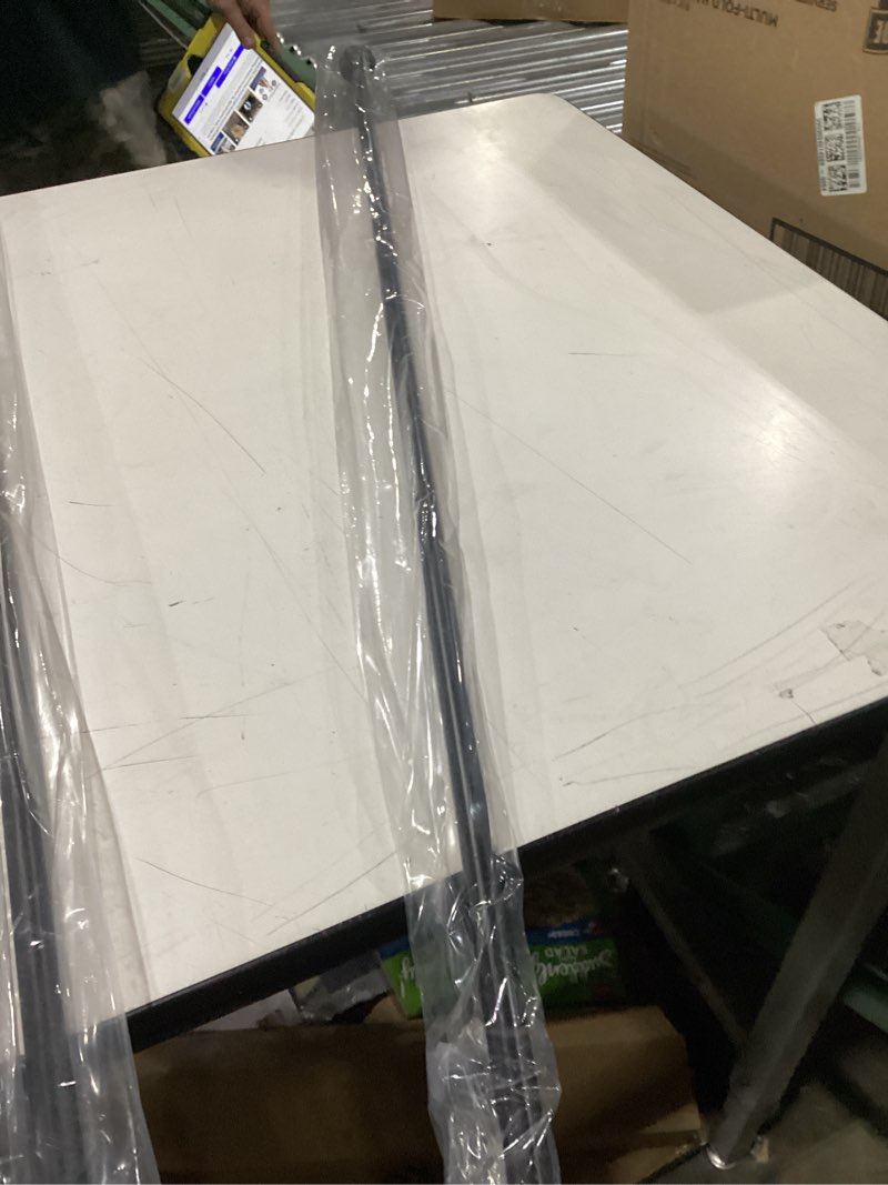 Condition photo showing New/Like New for Kenney Chelsea Ball End Window Curtain Rod - Adjustable for Windows 48 to 86 Inches, Extendable Set, Black 1-Pack 48-86" Black