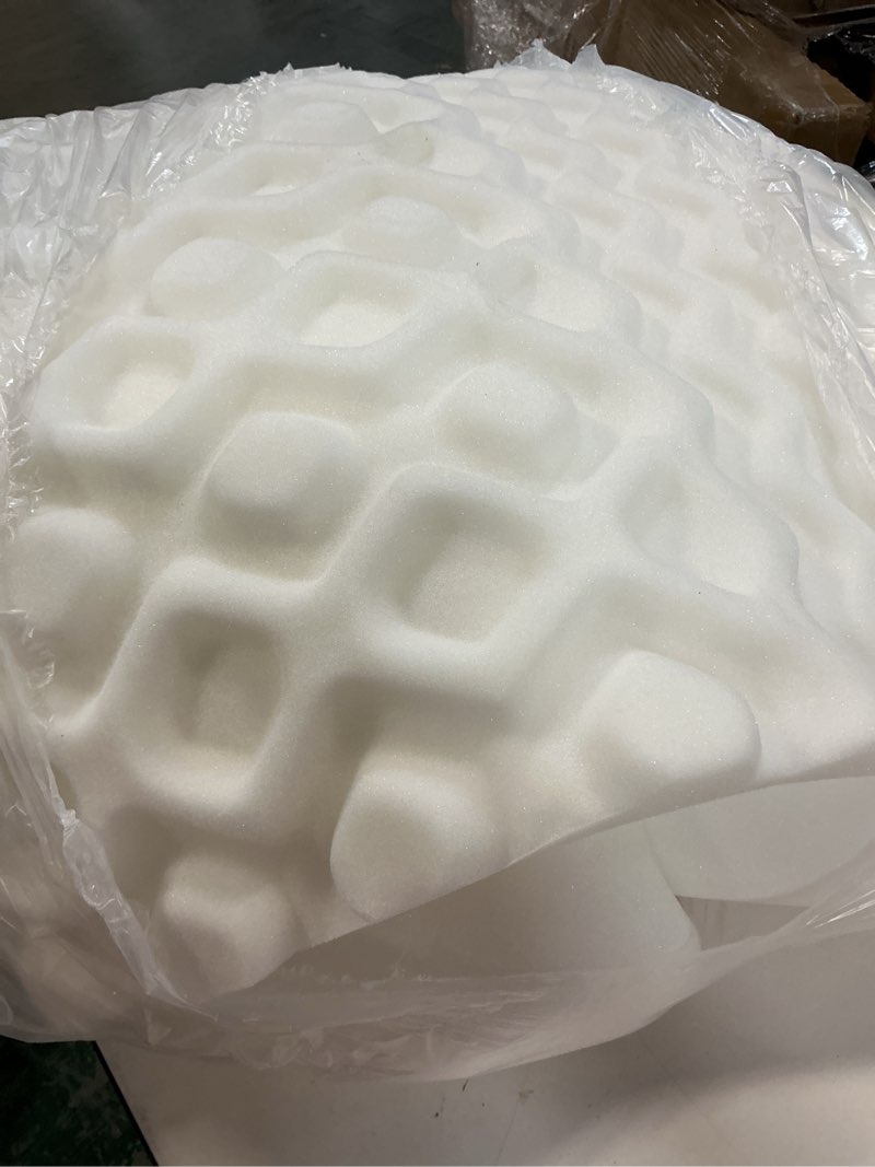 Condition photo showing As Is for sinweek 2 inch gel memory foam mattress topper ventilated soft pressure relieve mattress pad, breathable bed topper, certipur-us certified, twin size 2 inch twin